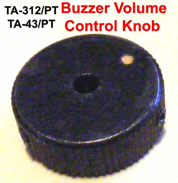 TA-312/PT TA-43/PT BZ-23/PT Buzzer Control Knob Item 22