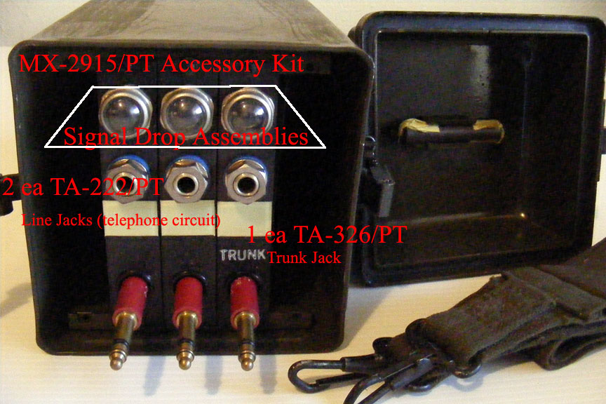 Signal Assembly TA-222/PT Circuit Line Jack and TA-326/PT Circuit Trunk Jack