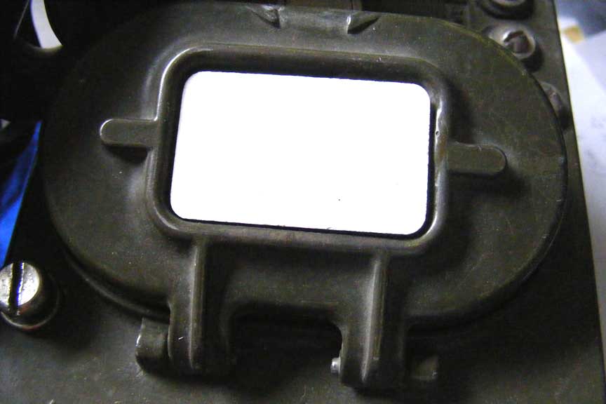 Battery Compartment Cover ID Plate