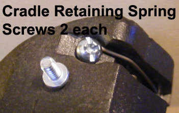 Retaining Spring Screws for TA-312/PT and TA-3/PT