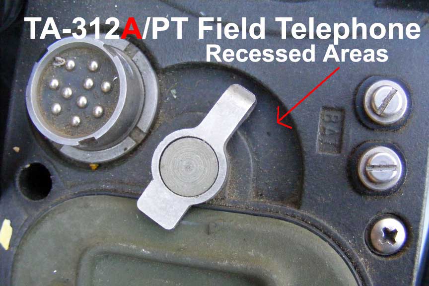 TA-312A/PT recessed areas